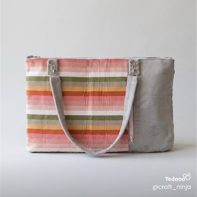 Pastel Stripe Carryall